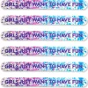 Tropical Shine Trendy Nail File, Girls Print, 180/240 Grit- Case Pack of 6