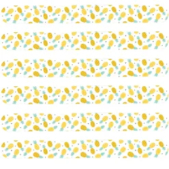 Tropical Shine Trendy Nail File, Pineapple Print, 180/240 Grit- Case Pack of 6