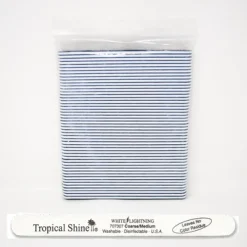 Tropical Shine White Lightning File 100/ 180 Grit (Coarse/ Medium)- Case Pack of 50